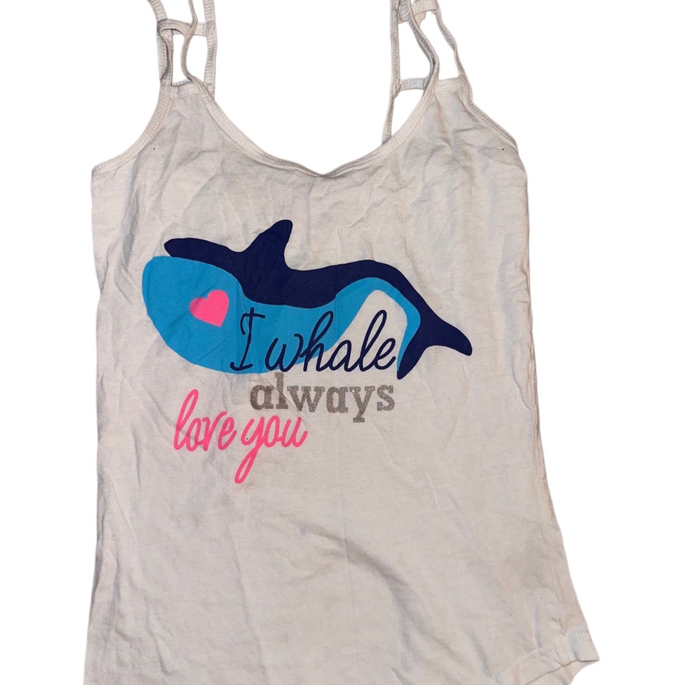 Cute Whale Graphic Tank Top